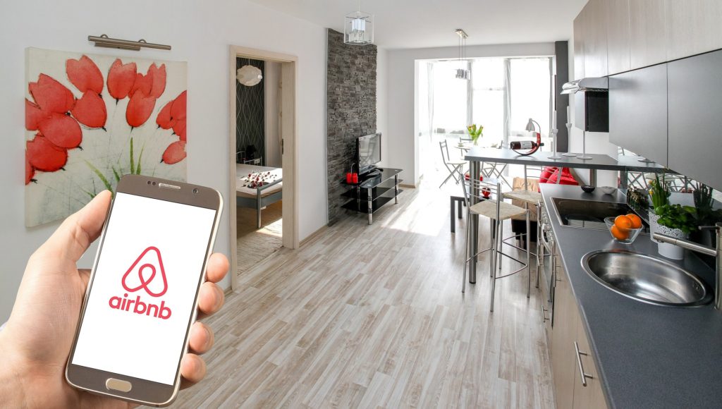 Ubytování skrze Airbnb