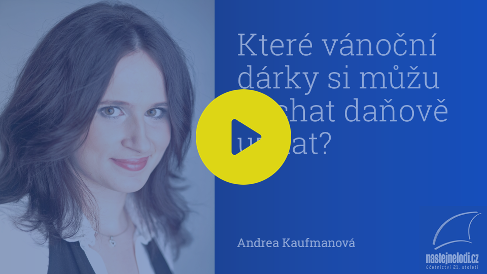 Které vánoční dárky si můžu nechat daňově uznat?