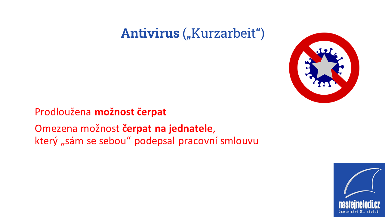 Antivirus („Kurzarbeit“)